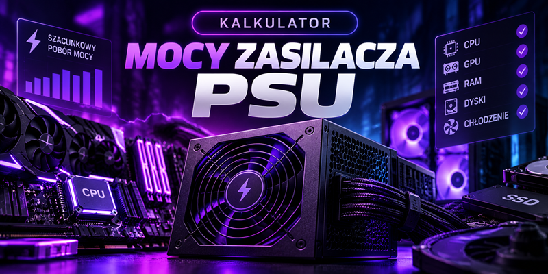 Kalkulator mocy zasilacza PSU