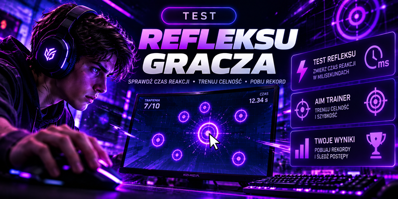 Test refleksu gracza online - jak szybki jesteś?